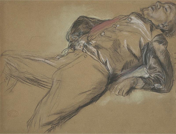 Fallen Jockey (study for &quot