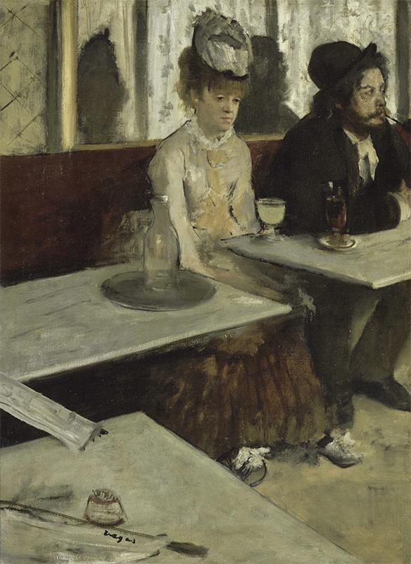 In a Café-Edgar Degas1873