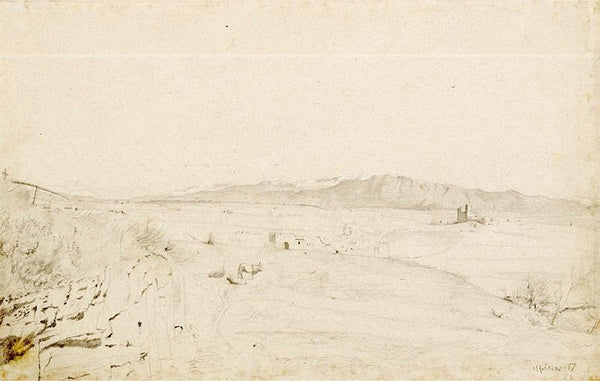 Roman Landscape (probably facing Monte Lepini, beyond the town of Velletri)