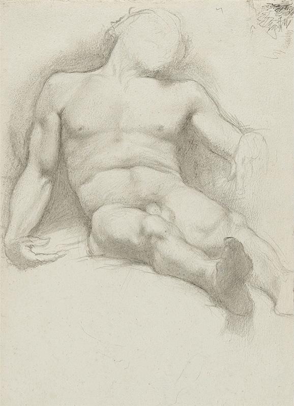 Étude — Homme nu couché (Study of a Reclining Male Nude)