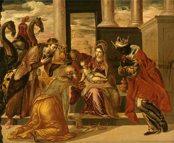 Adoration of the Magi with Camels