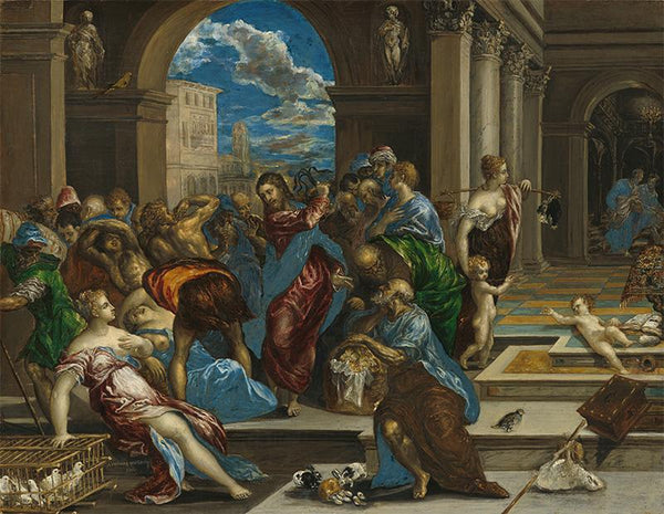 Christ Driving the Money Changers from the Temple