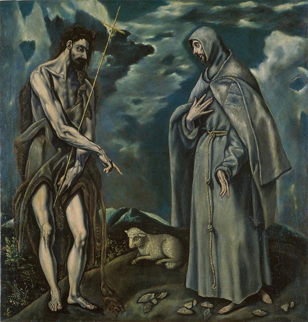 Saint John the Baptist and Saint Francis of Assisi (Święty Jan Chrzciciel ze świętym Franciszkiem)