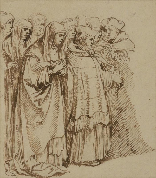 Figures from a Satire Against the Clergy, After Hans Weiditz