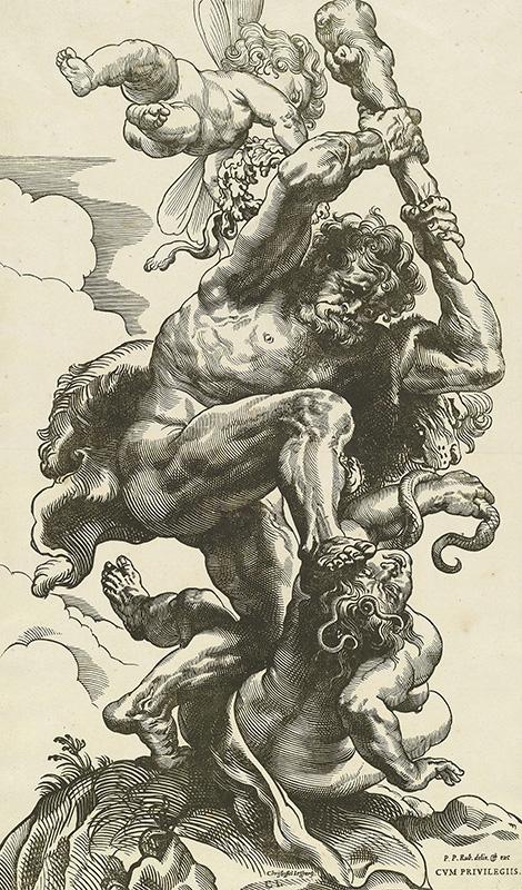 Hercules Fighting the Fury and the Discord