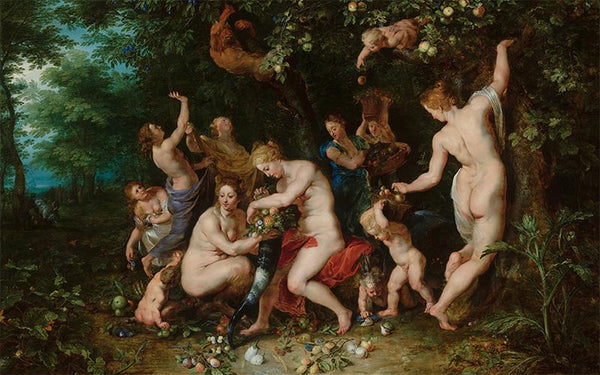 Nymphs Filling the Cornucopia