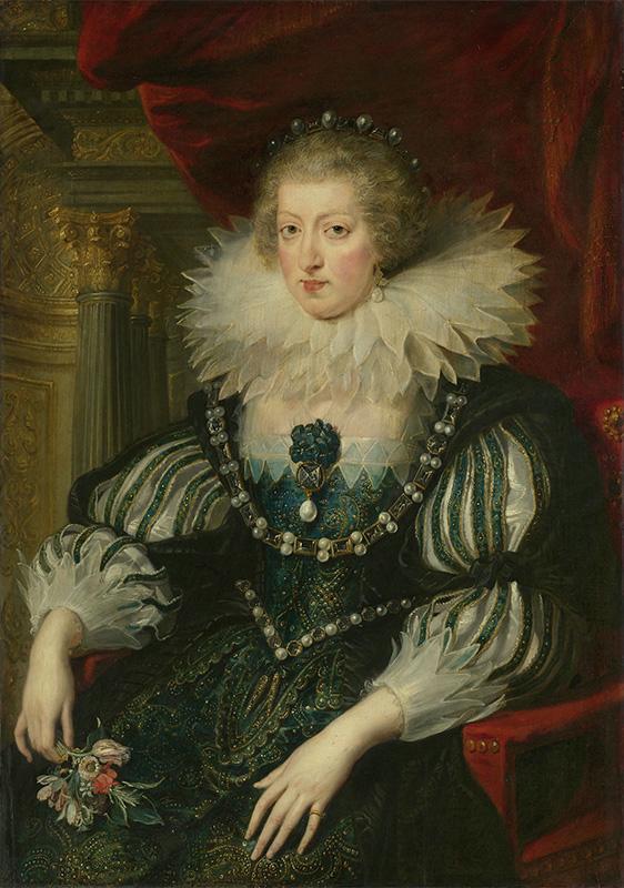 Portrait of Anne of Austria (1601-1666), Queen of France