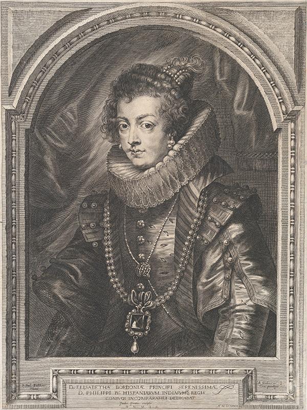 Portrait of Elisabeth of Bourbon, Queen of Spain