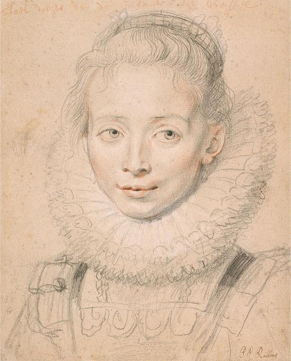 Rubens's Daughter Clara Serena (So named Maid of Honor of Infanta Isabella) c. 1623