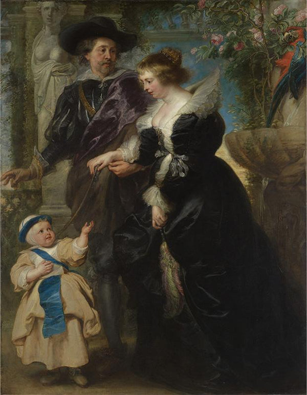 Rubens, His Wife Helena Fourment (1614–1673), and Their Son Frans (1633–1678)