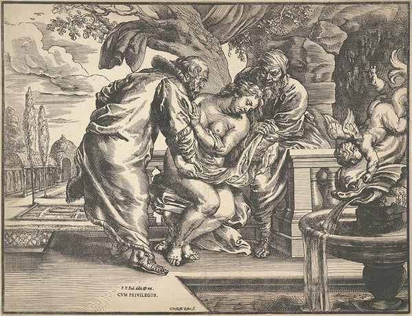 Susanna Surprised by the Two Elders