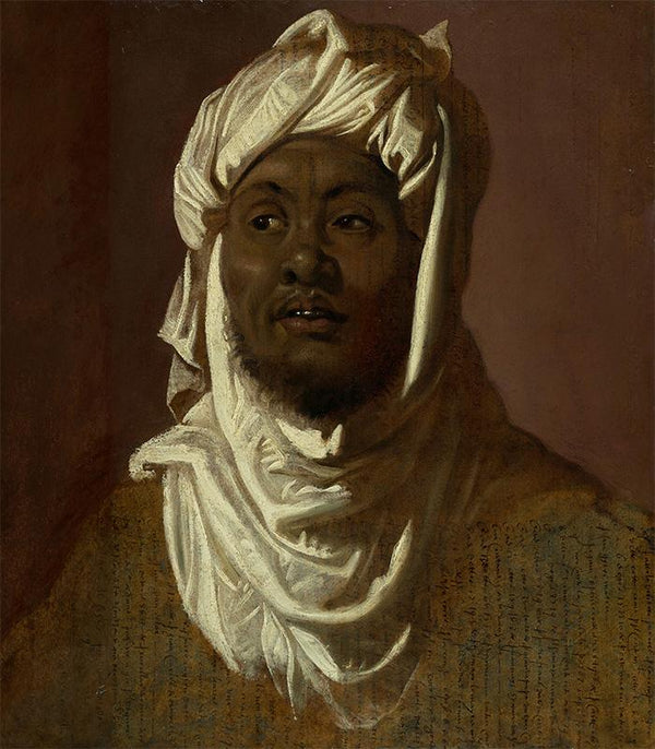 The Head of an African Man Wearing a Turban