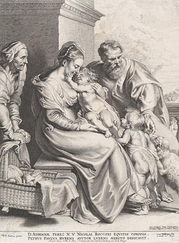 The Holy Family with Saint Elizabeth and John the Baptist as a Child 1