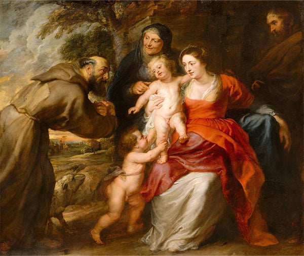 The Holy Family with Saints Francis and Anne and the Infant Saint John the Baptist