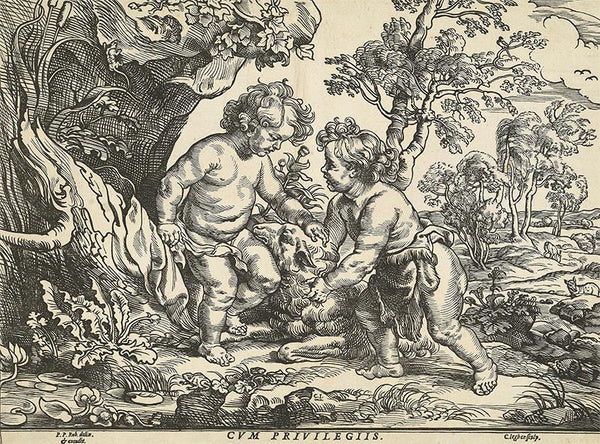 The Infant Christ and St. John Playing with the Lamb