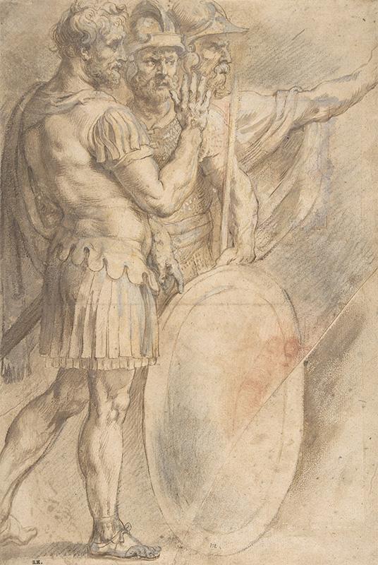 Three Warriors after Raphael