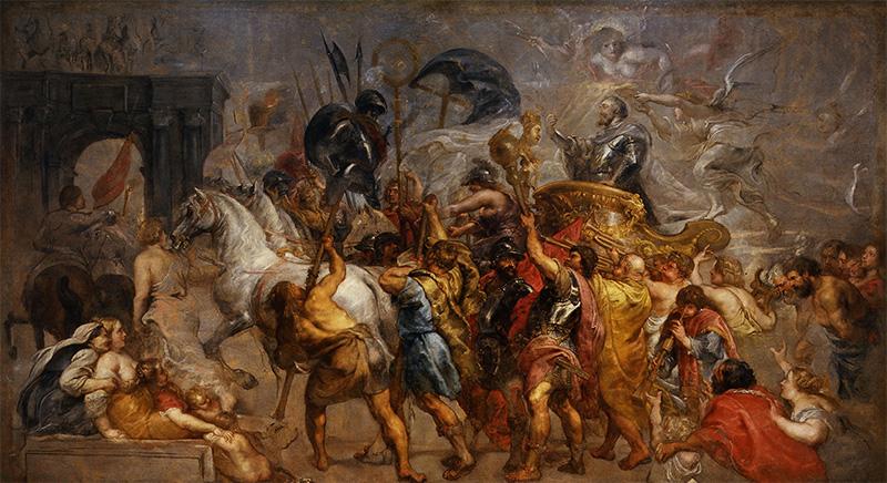 Triumphal entry of Henri IV in Paris