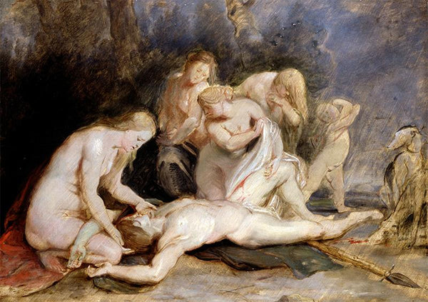 Venus mourning Adonis