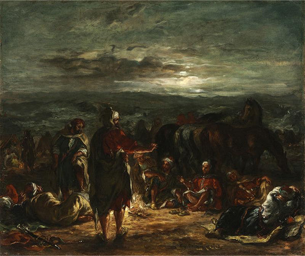 An Arab Camp at Night