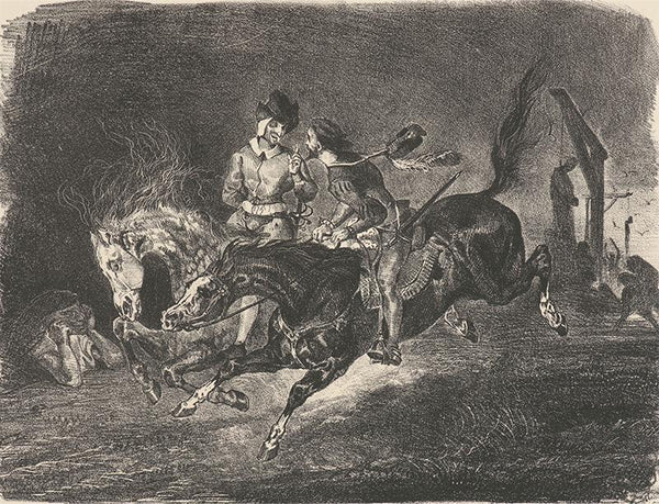 Faust and Mephistopheles Galloping on the Night of the Sabbath (Faust et Méphistophélès galopant dans la nuit du Sabbat)