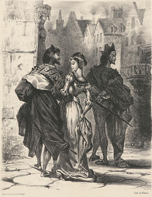 Faust Trying to Seduce Marguerite (Faust cherchant à séduire Marguerite)