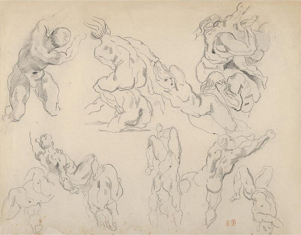 Figure Studies after Ruben's Fall of the Rebel Angels