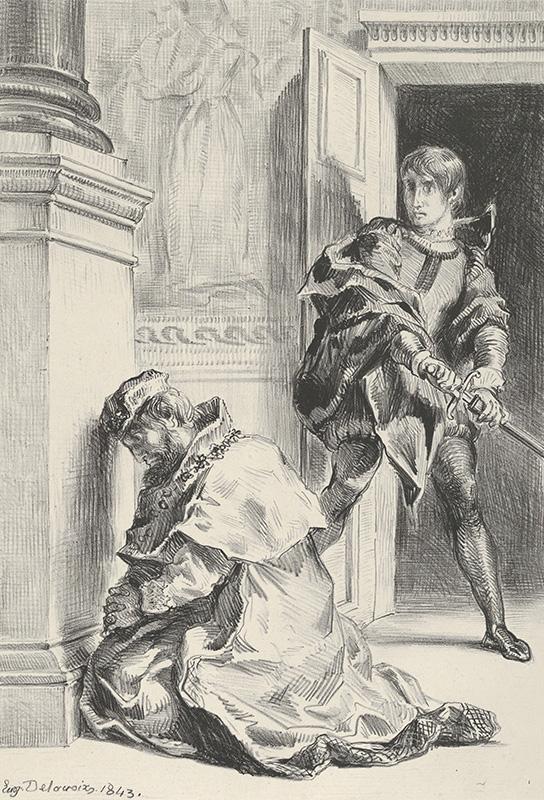 Hamlet Attempts to Kill the King