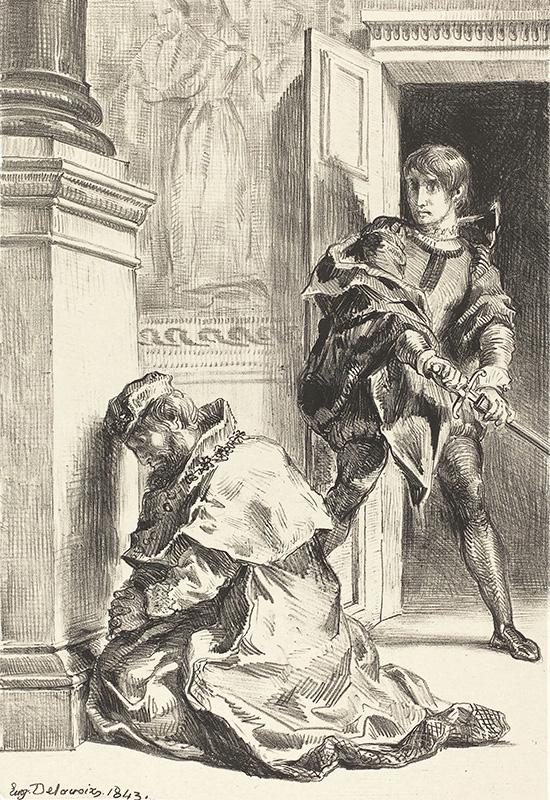 Hamlet is Tempted to Kill the King (Act III, Scene III)