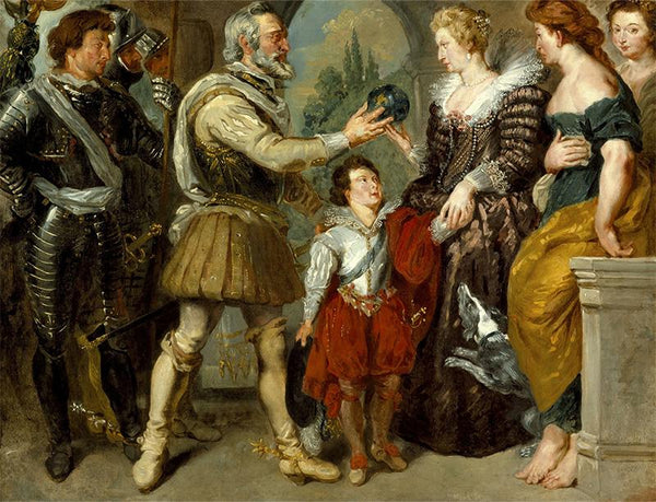 Henri IV Conferring the Regency upon Marie de' Medici (after Rubens)