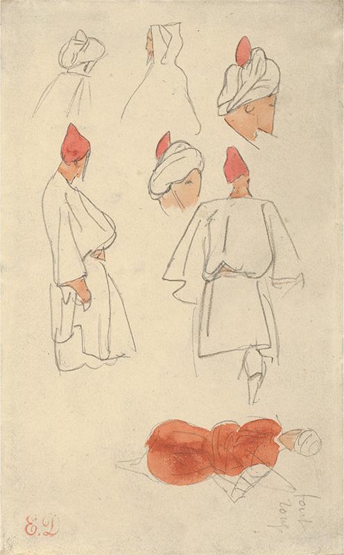 Seven Studies of Moroccan Men's Costume