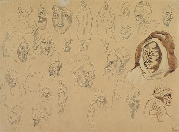 Studies of Arab Heads and Figures