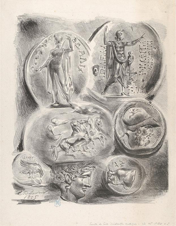 Studies of Seven Greek Coins