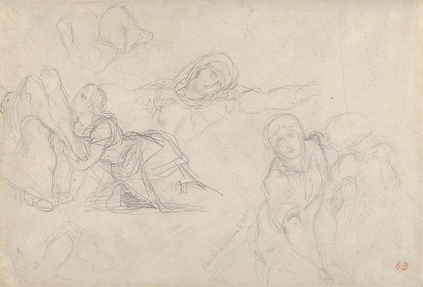 Studies of the Virgin and Holy Women for The Lamentation