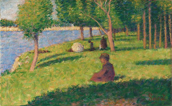 Seated Figures, Study for A Sunday Afternoon on the Island of La Grande Jatte