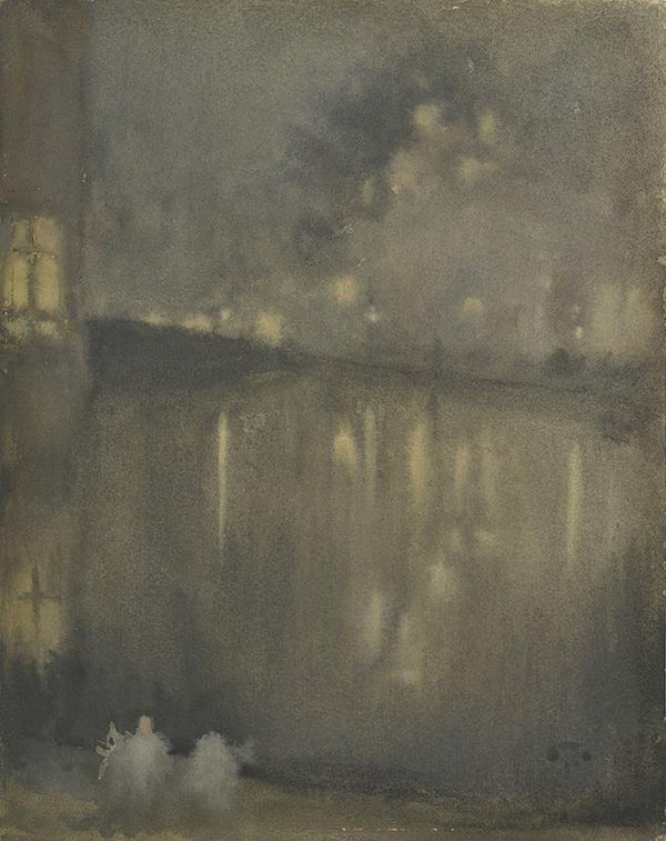 Nocturne; Grey and Gold - Canal; Holland