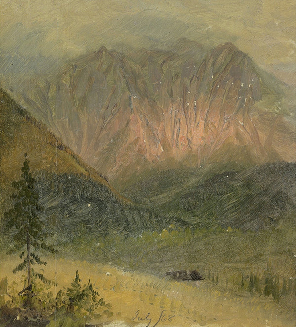 Alpine study of a sunset