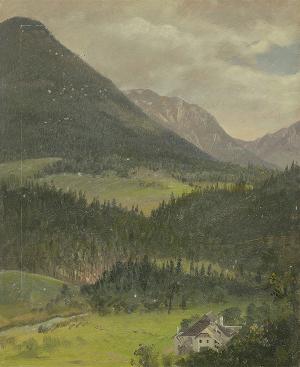 Bavarian alps landscape