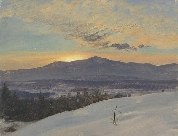 Sunset Across the Hudson Valley, Winter