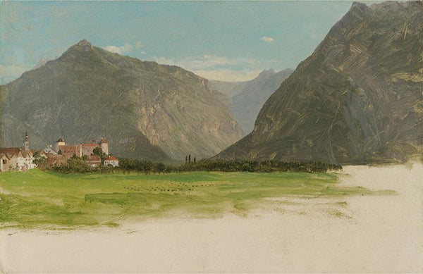 View of Wimmis, Valley of the Simmental, Switzerland