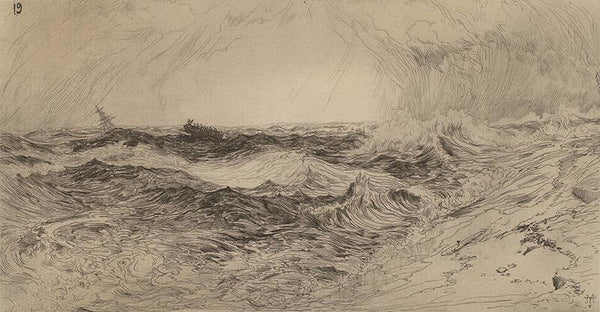 The Resounding Sea - Thomas Moran