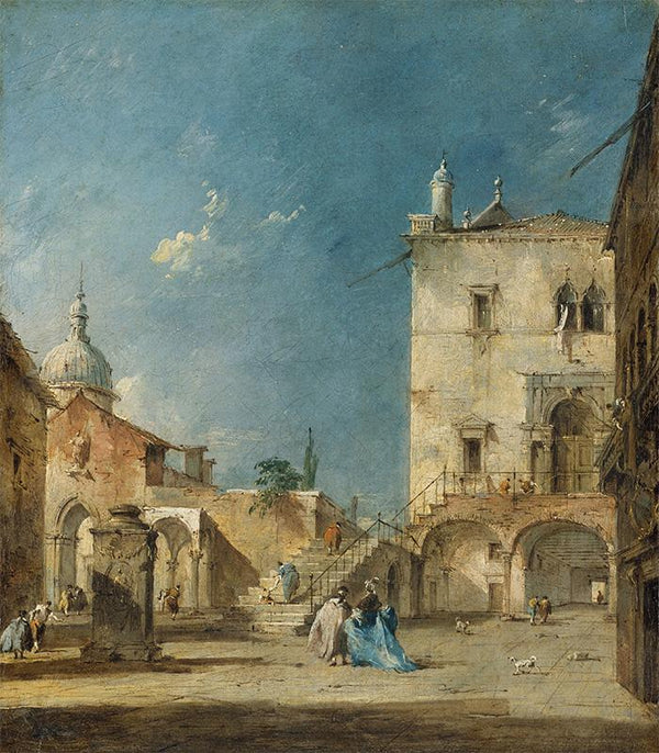 Imaginary View of a Venetian Square or Campo