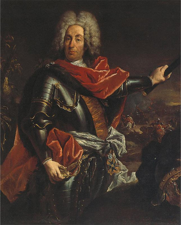 Portrait of Marshal Matthias von Schulenburg