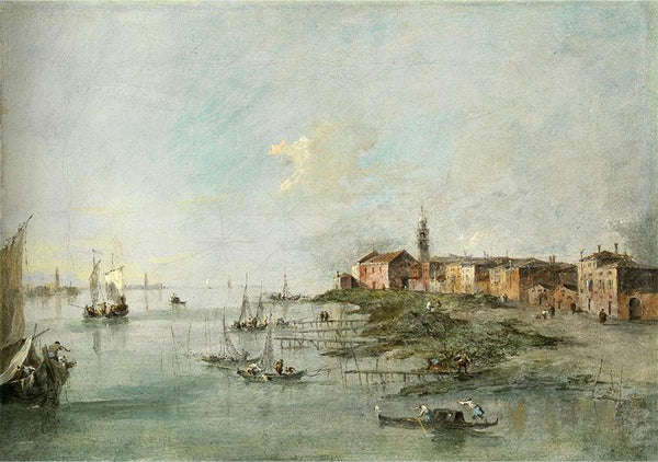 The Giudecca Canal with the Church of Saint Martha