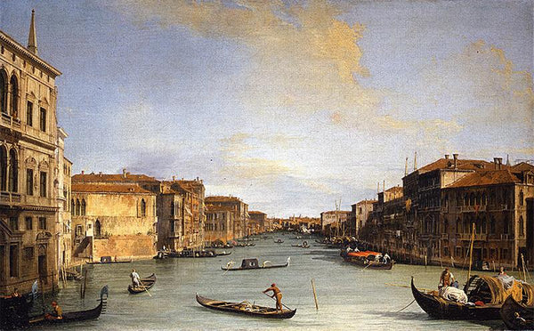 View of the Grand Canal in Venice