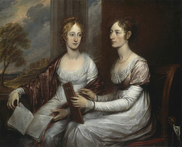 The Misses Mary and Hannah Murray - John Trumbull, born Lebanon, CT 1756-died New York City 1843