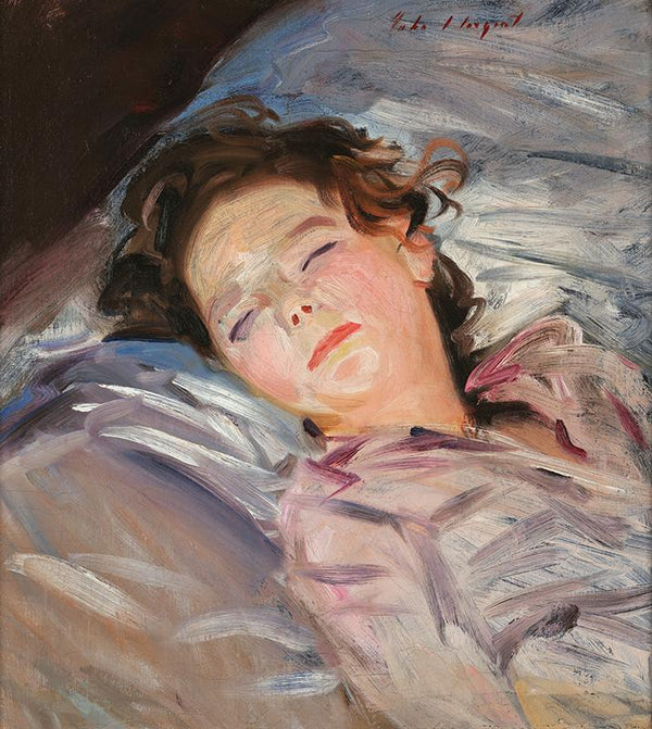 Head of a sleeping girl (c. 1890)