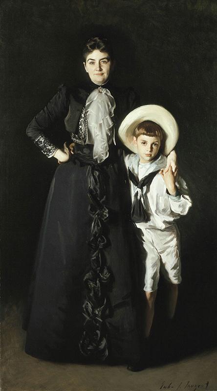 Portrait of Mrs. Edward L. Davis and Her Son, Livingston Davis