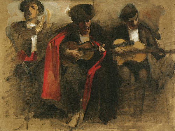 Study for Seated Musicians for