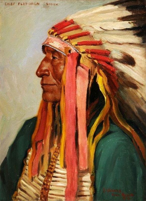 Chief Flat Iron-Sioux