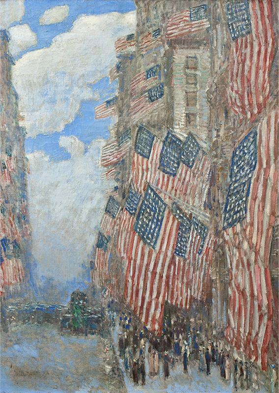 The Fourth of July, 1916 (The Greatest Display of the American Flag Ever Seen in New York, Climax of the Preparedness Parade in May)